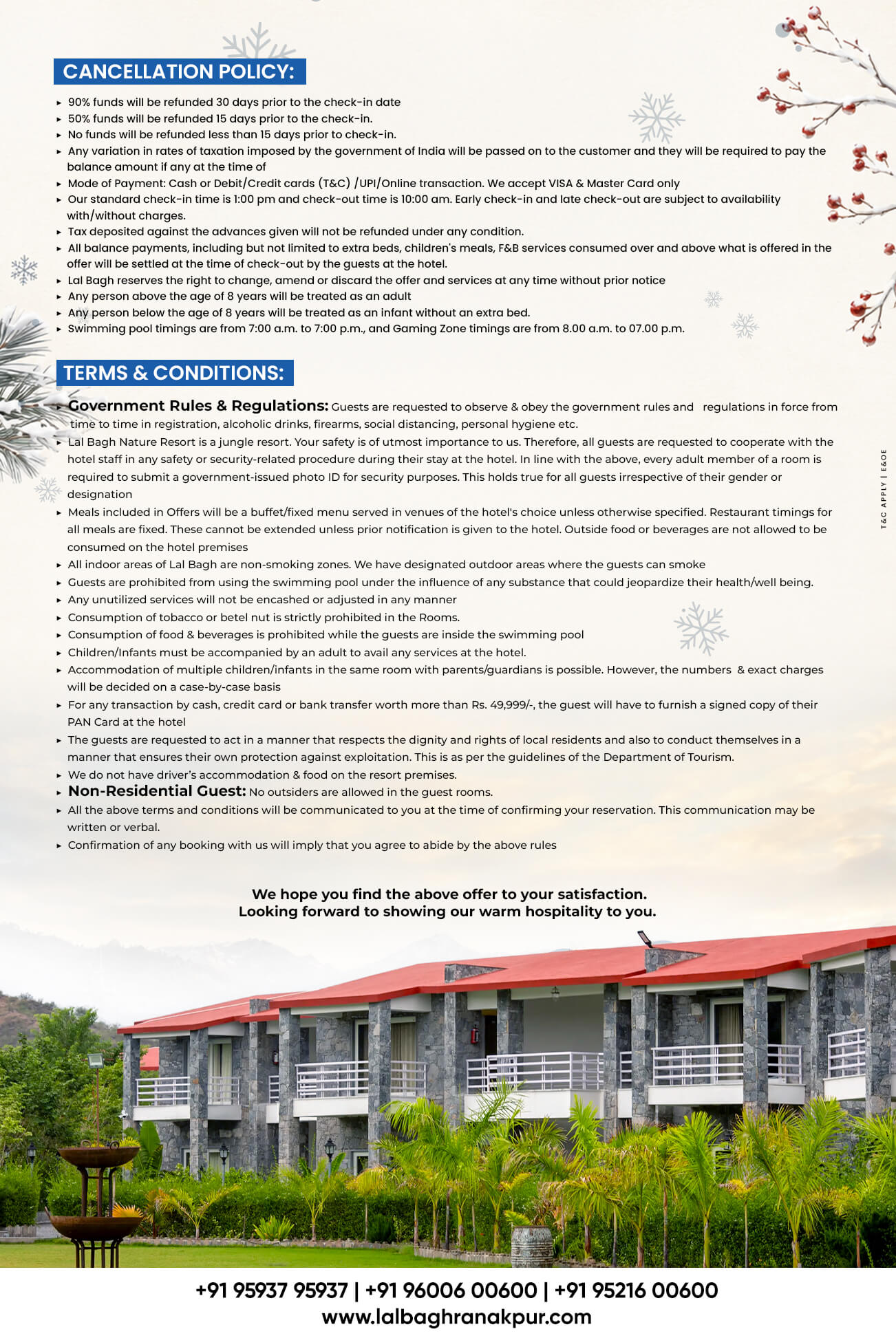 best resorts in Ranakpur